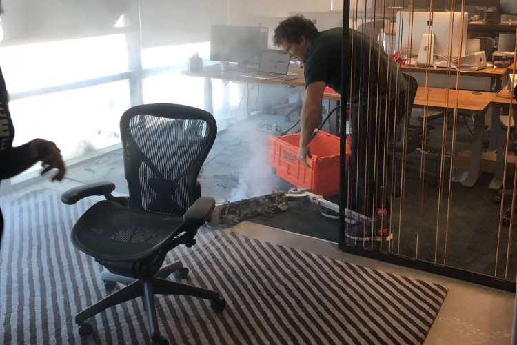 Electric Scooter Caused Fire at Dropbox Office