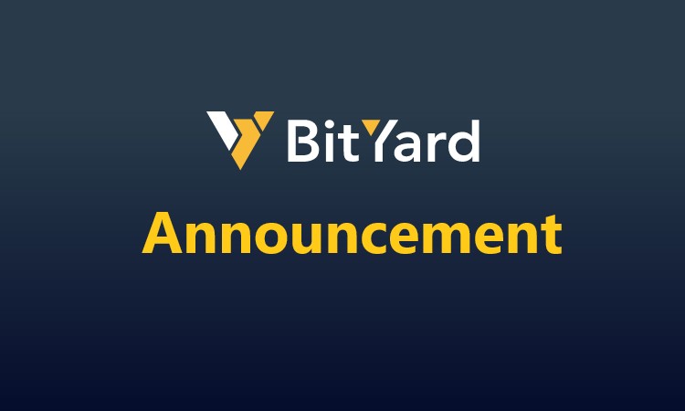 BitYard System Upgrade Announcement